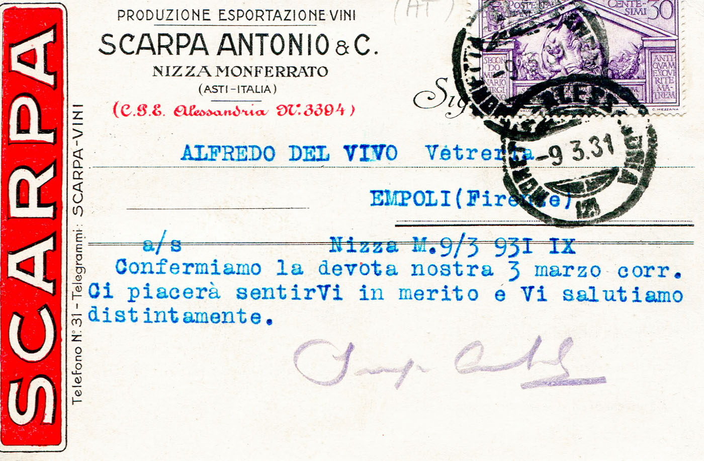 Scarpa Wine